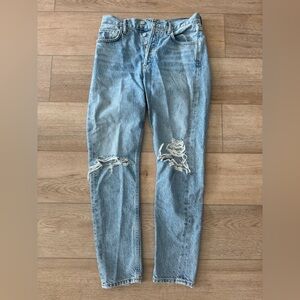 Goldie Light Blue Distressed Boyfriend Jeans